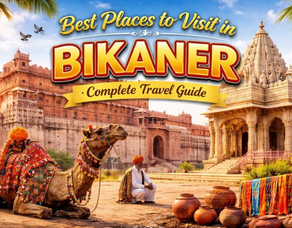 Best places to visit in Bikaner including forts palaces and desert attractions