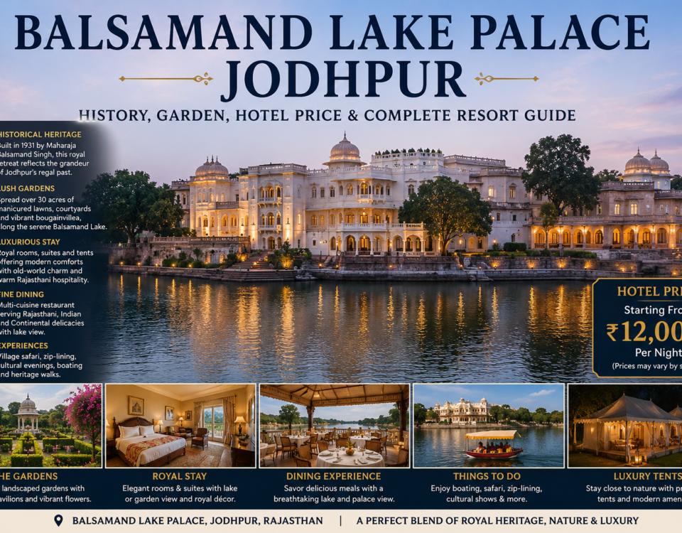 Balsamand Lake Palace Jodhpur