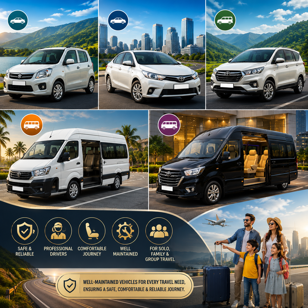 Travel in style and comfort